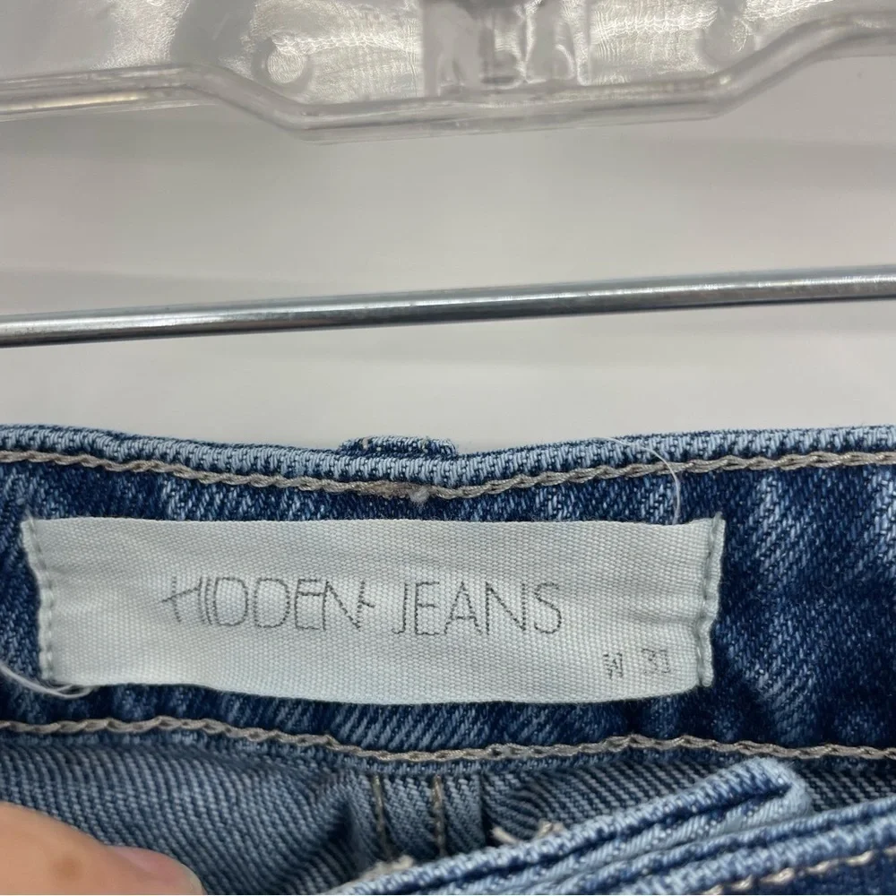 Stylish Blue Straight Leg Jeans for Women - Picture 3 of 11